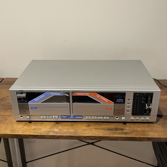JVC Other - JVC KD-W5 Stereo Double Cassette Deck Tested and Working